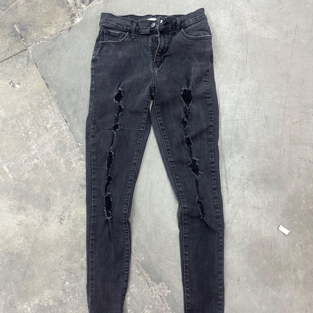 Size 26 Women's Black High Rise Super Skinny Levi's
